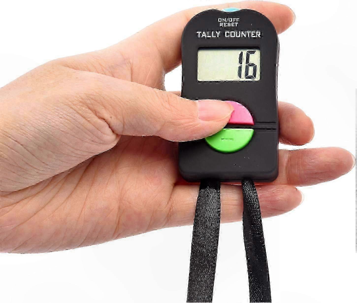 4-Digit Digital Clicker Counter with Lanyard for Sports, Games, and Events Tracking Tool Portable and Durable Counting Device