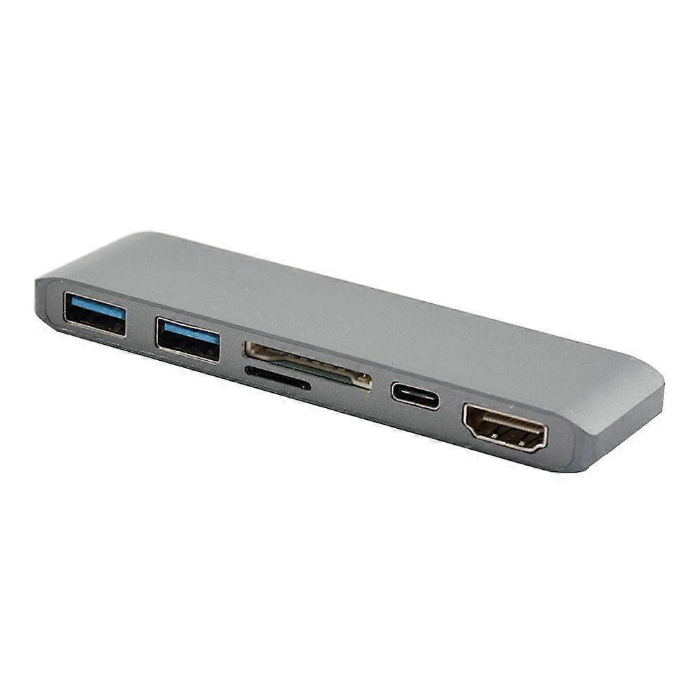 Type-C 3.1 to HDMI + USB3.0 x 2+ SD + TF + PD Converter