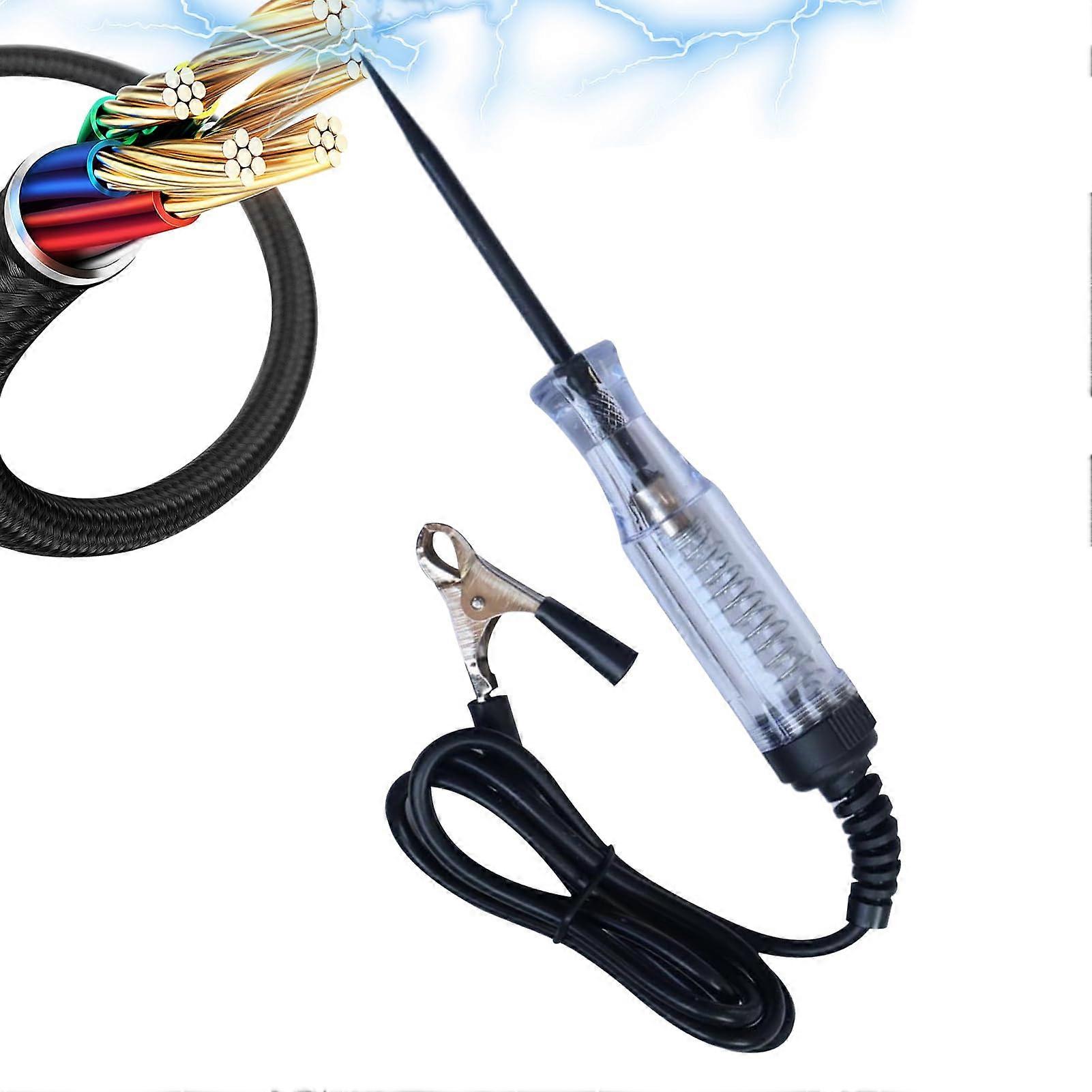 Digital Circuit Tester | Automotive Electrical Pen Voltmeter, Diagnostic Tool For Electric Vehicles, Grounding Outlets