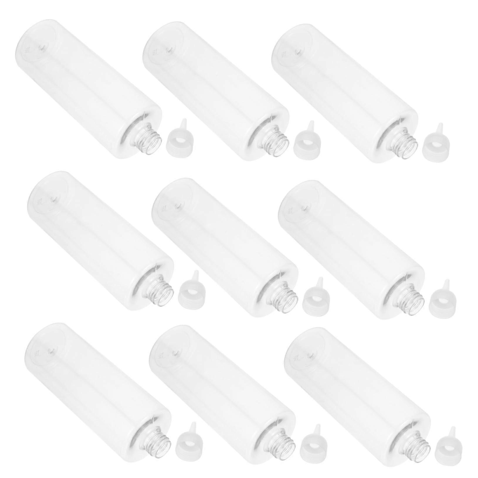 10pcs Travel Spray Bottles Squeeze Pigment Bottles for Shampoo Oil Dispenser Latex Container Refillable Tiphead