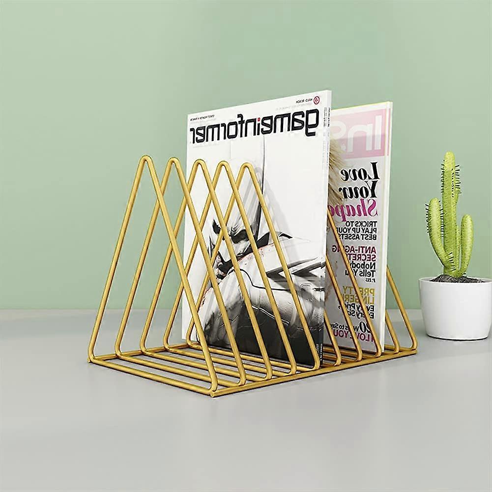 Writing desk letter tray document holder, office file organizer, metal bookend