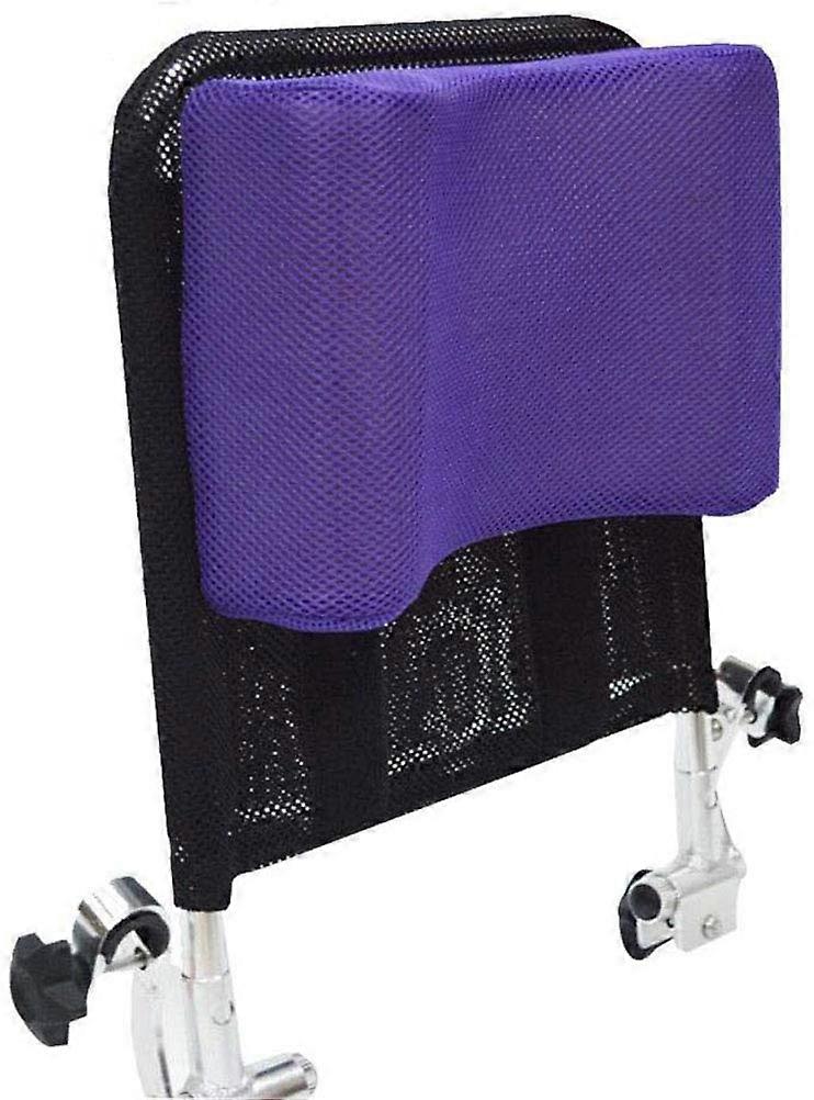 Adjustable Wheelchair Headrest Backrest Neck Support, Comfortable Seat Back Cushion, U Type Cushion, Portable Neck Rest Pillow (Purple)