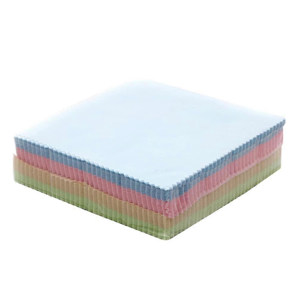 Microfiber Wipe Cloth 13x13cm For Glasses And Phone Screens Soft Reusable Multifunctional Cleaning Cloth Assorted Colors