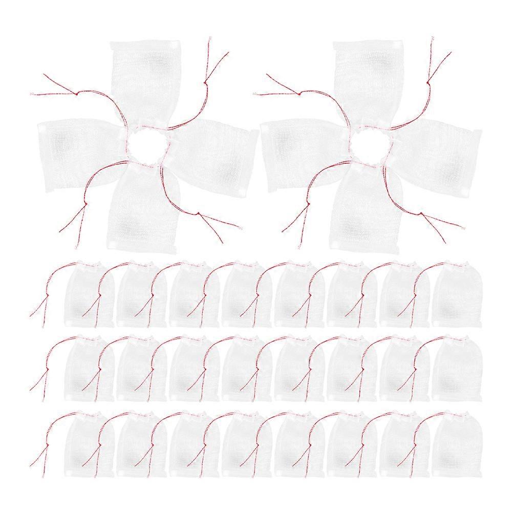 100pcs Fruit Protection Bags Durable Insect Barrier Mesh Netting for Vegetables and Fruits, Drawstring Design for Easy Installation in Gardening