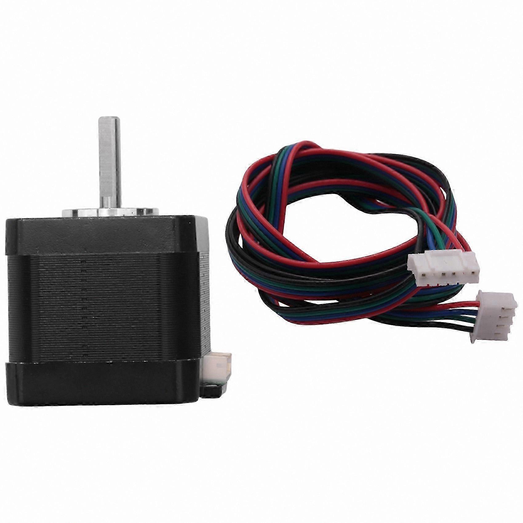 High Torque Nema 17 Stepper Motor Kit, 40mm Bipolar DC Step Motor, 0.46Nm Low Noise Universal Electric Motor for 3D Printers