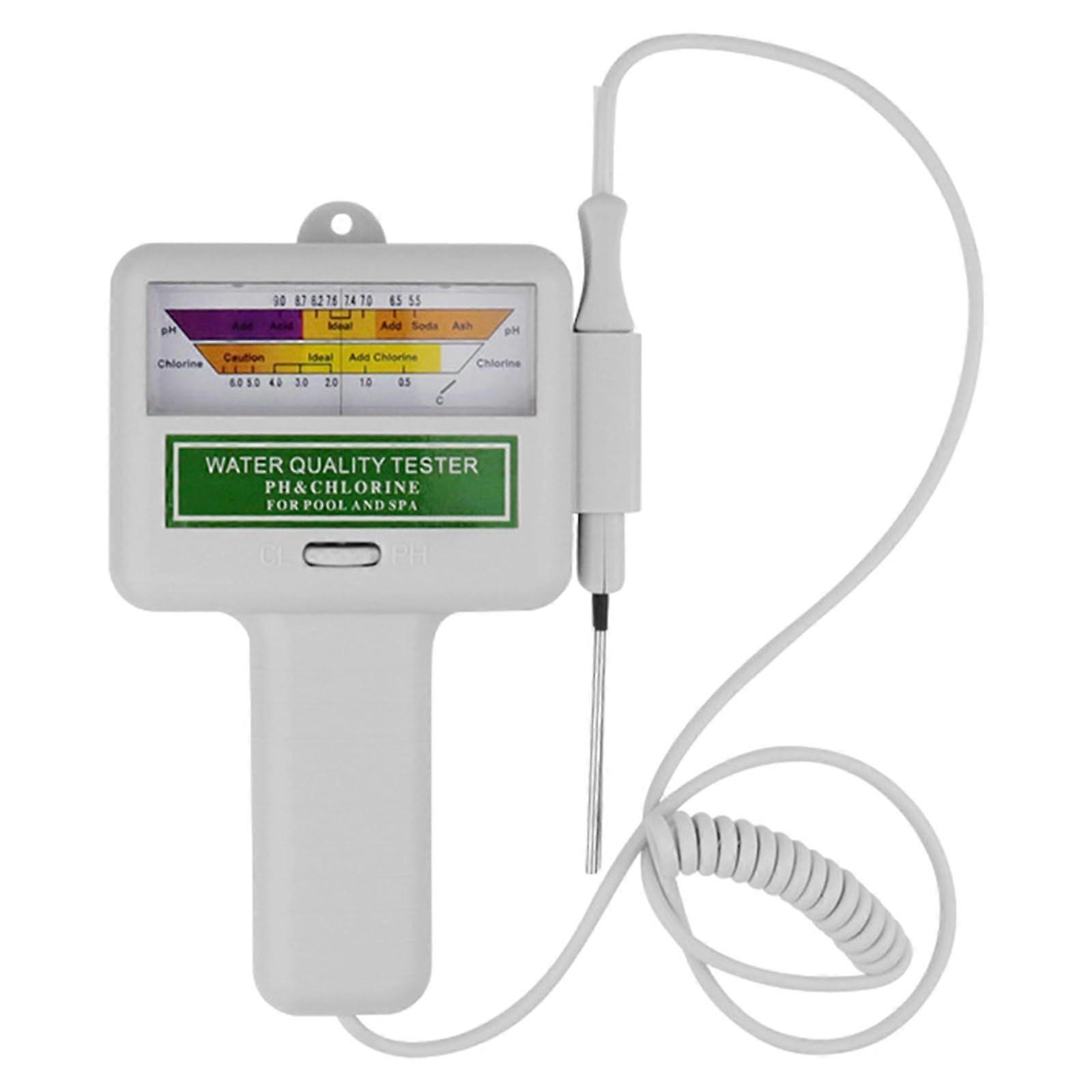 Chlorine Meter For Pool Water Handheld CL2 Tester, DualScale Water Analysis, Compact