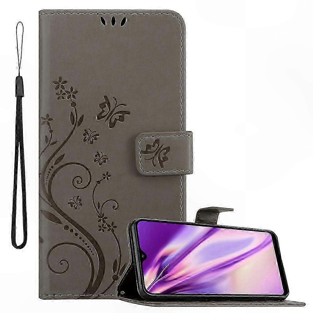 Floral Pattern Phone Case with Card Slot for Galaxy A10s / M01s - Protective Cover