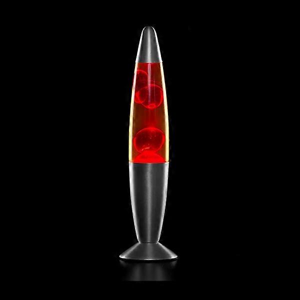 Red Lava Lamp with Retro Design and Extra Long Power Cord, Home Decor