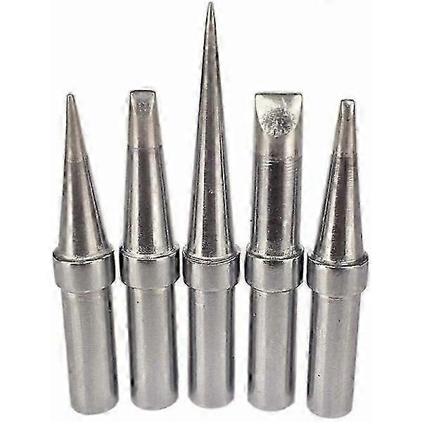5pcs replacement soldering tips, lead-free soldering tip kit for Weller WESD51 WESD50 WCC100 Cs fast