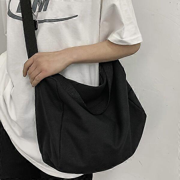 Men's large-capacity shoulder bag, 1pc, fashionable, practical and easy to carry