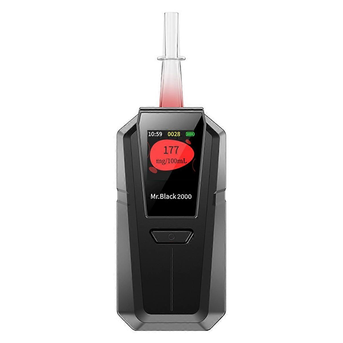Portable Mouthpiece Police Digital Display Breath Analyzer Alcohol Tester Breathalyzer for Personal