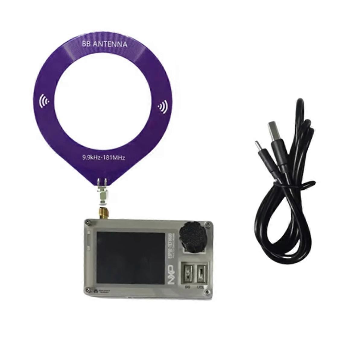 Mini TEF6686 Radio with Antenna Full Band Radio FM/LW/MW/SW Radio Receiver with 2.0 Inch IPS Screen Radio