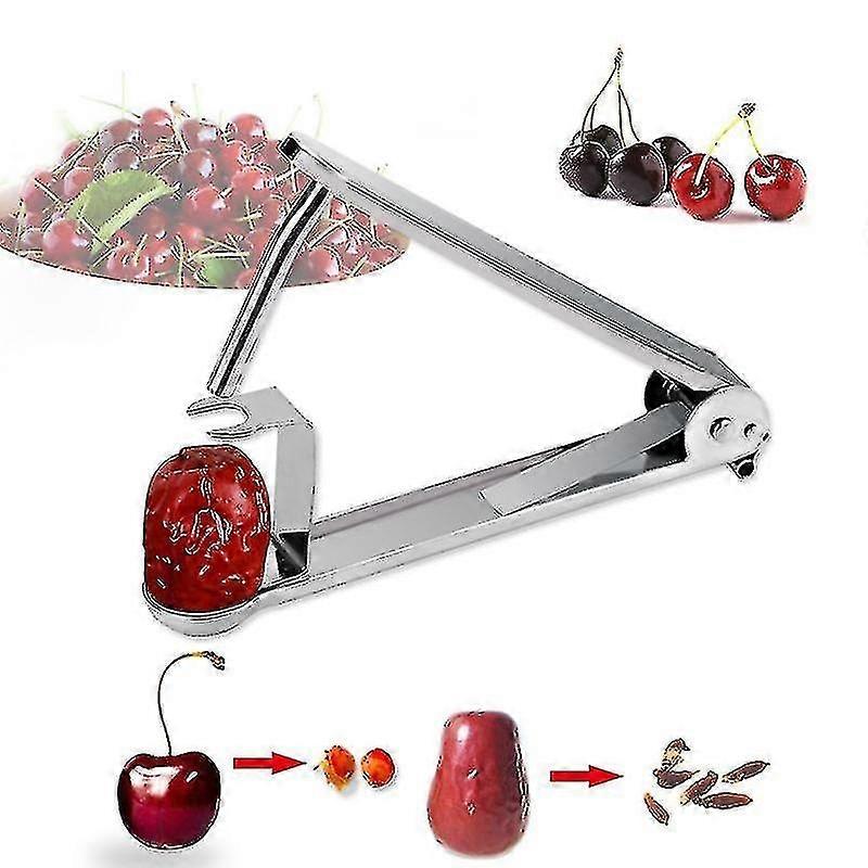 Handheld 430 Stainless Steel Fruit Cherry Date Corer