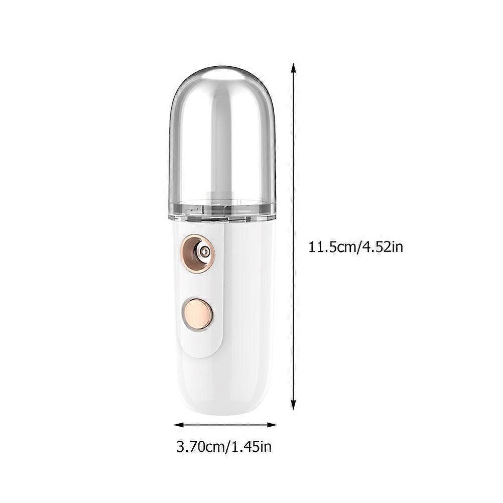 Nano Facial Steamer for Car Use Facial Care Device Abs Material Moisturizing 1Pc