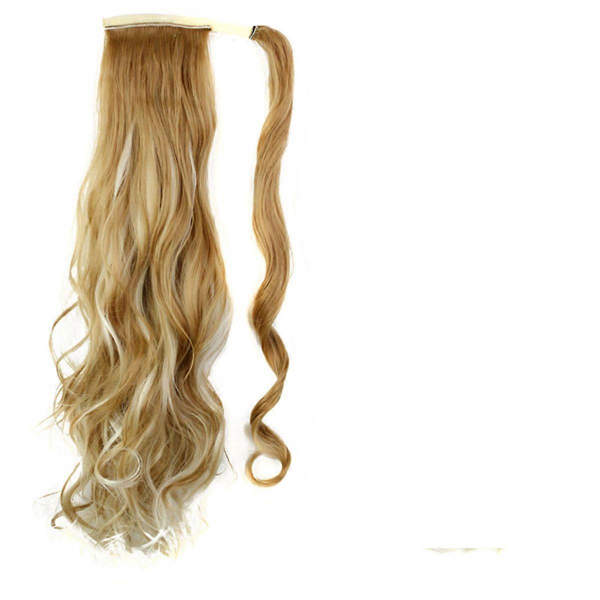 Ponytail Hair Extensions Curly with High Temperature Silk and Tape 24 Inch