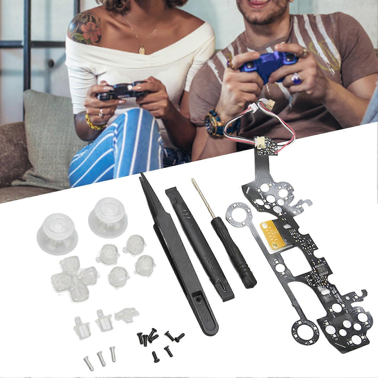 D Pad Luminated Buttons Kit DIY Multi-Color ABS for PS5 Controller