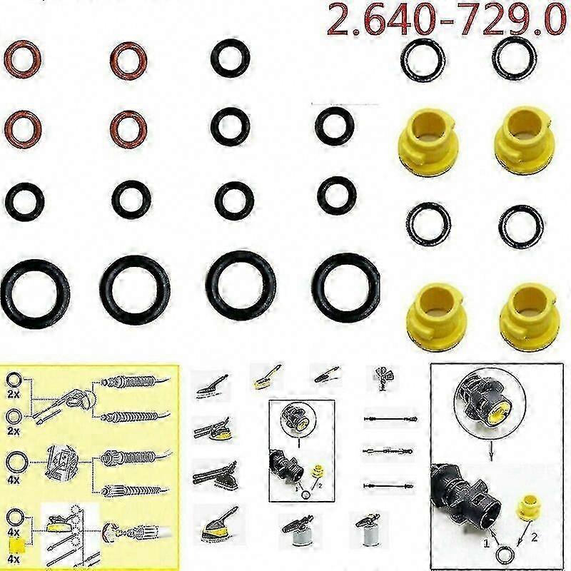 20szt Karcher K2 K3 K4 K5 K6 K7 Podkładka uszczelniająca O-ring 2.640-729.0 Idealny prezent dla rodziny GGZG 2024