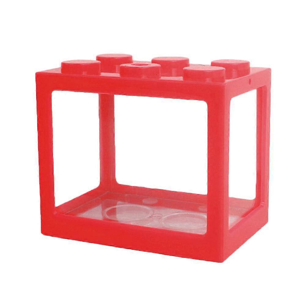 Stackable Building Blocks Betta Fish Tank Aquarium Splicing Creative Fish Tank