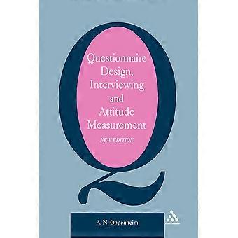 Questionnaire Design Interviewing And Attitude Measurement - A. Oppenheim - Paperback - en Book