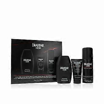 Conjunto de Perfumes Homem Guy Laroche DRAKKAR NOIR EDT 3 Peças