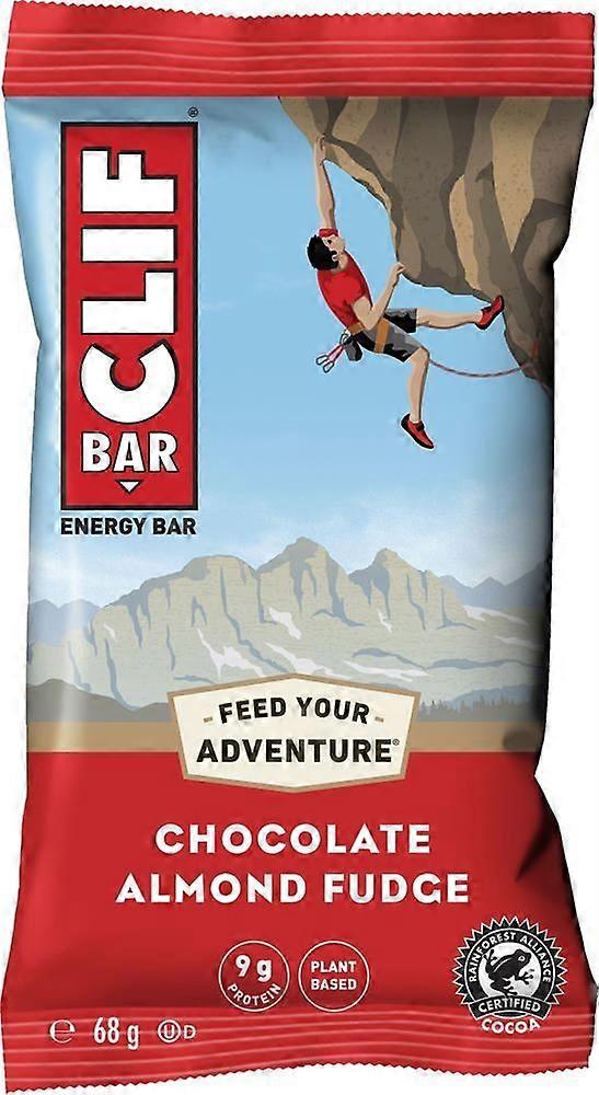 Clif Bar Chocolate Almond Fudge Bar 68g - 12 Pack
