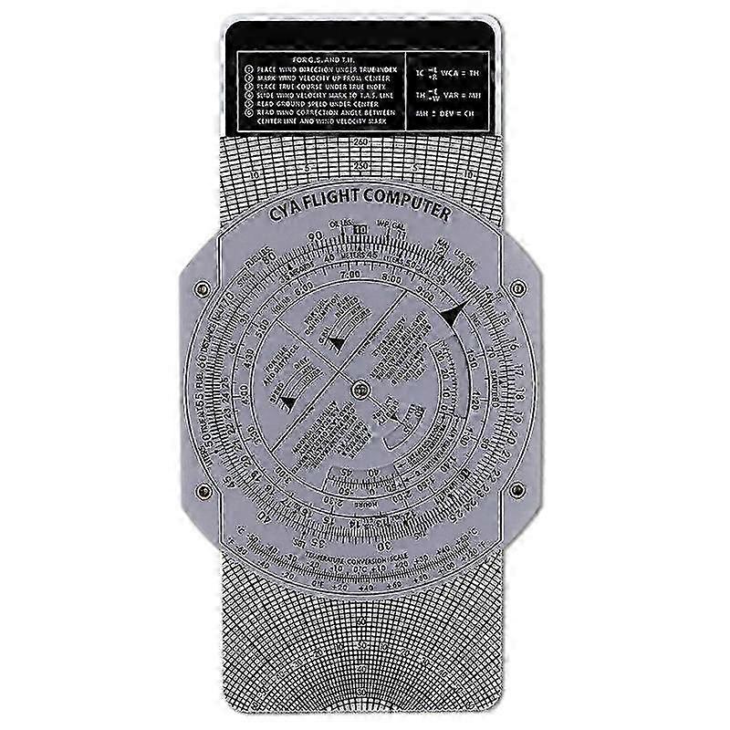 E6B Flight Computer Aviation Plotter Circular Slide Rule Used in Aviation Flight Training Pilot Training, Internships