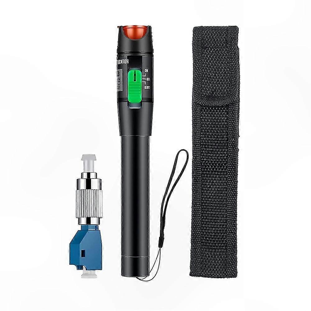 Single Mode LC Fiber Optic Cable Tester with 30MW 30KM Visual Fault Locator Light VFL Tool