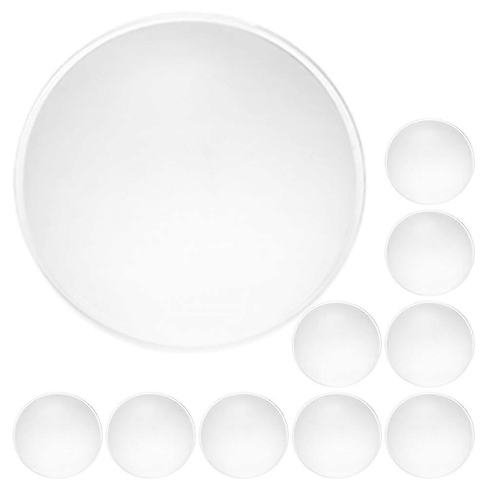 Acrylic Magnifier Lens Double Convex Lens for Magnifier Making 10Pcs