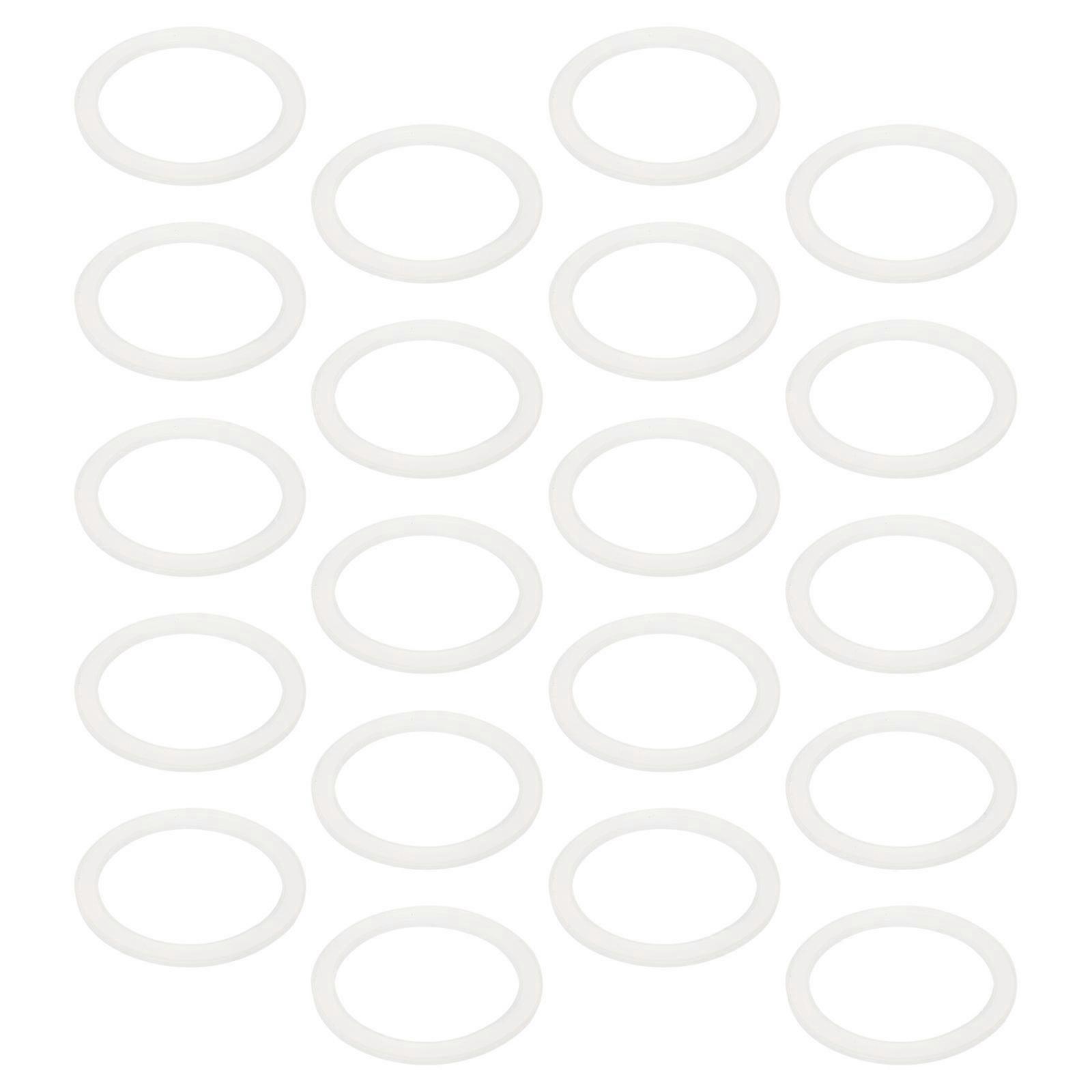 Jar Gaskets for Locking Jars Jar Lids Travel White Fermentation Lids 20Pcs