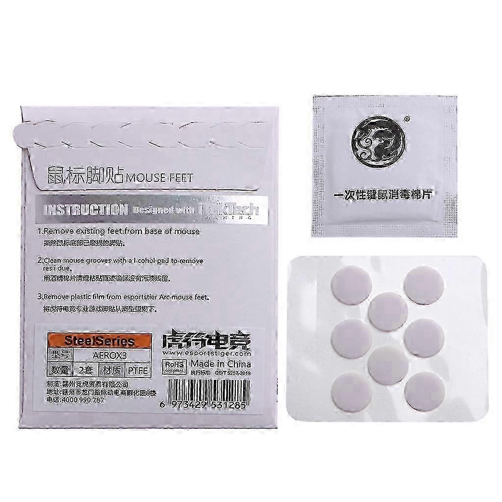 for Steelseries- Aerox 3 Wireless Mouse Skates 1Set Replacement Mouse Glide Feet