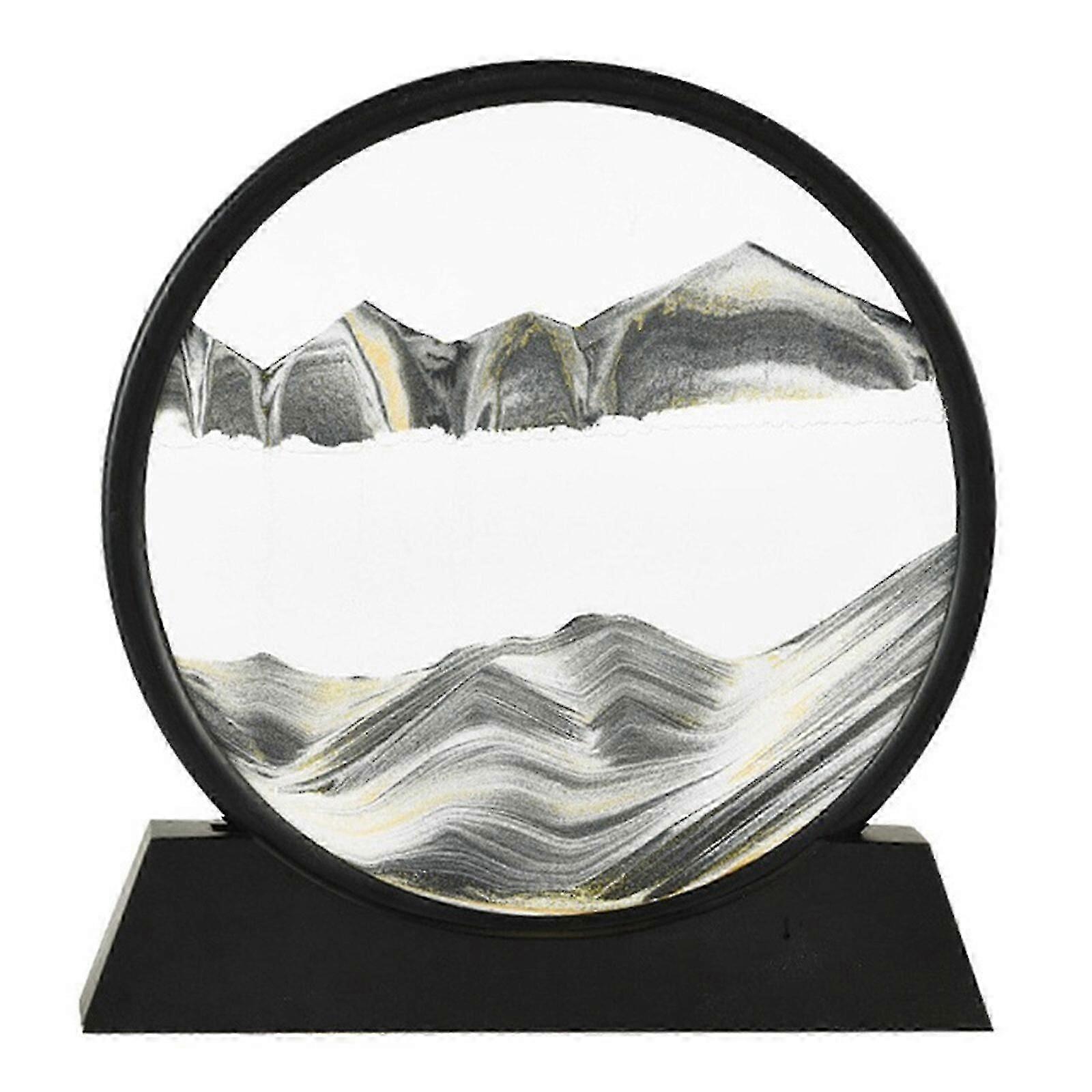Moving Sand Art Picture Hourglass Deep Sea Sandscape Glass Quicksand 3d Painting