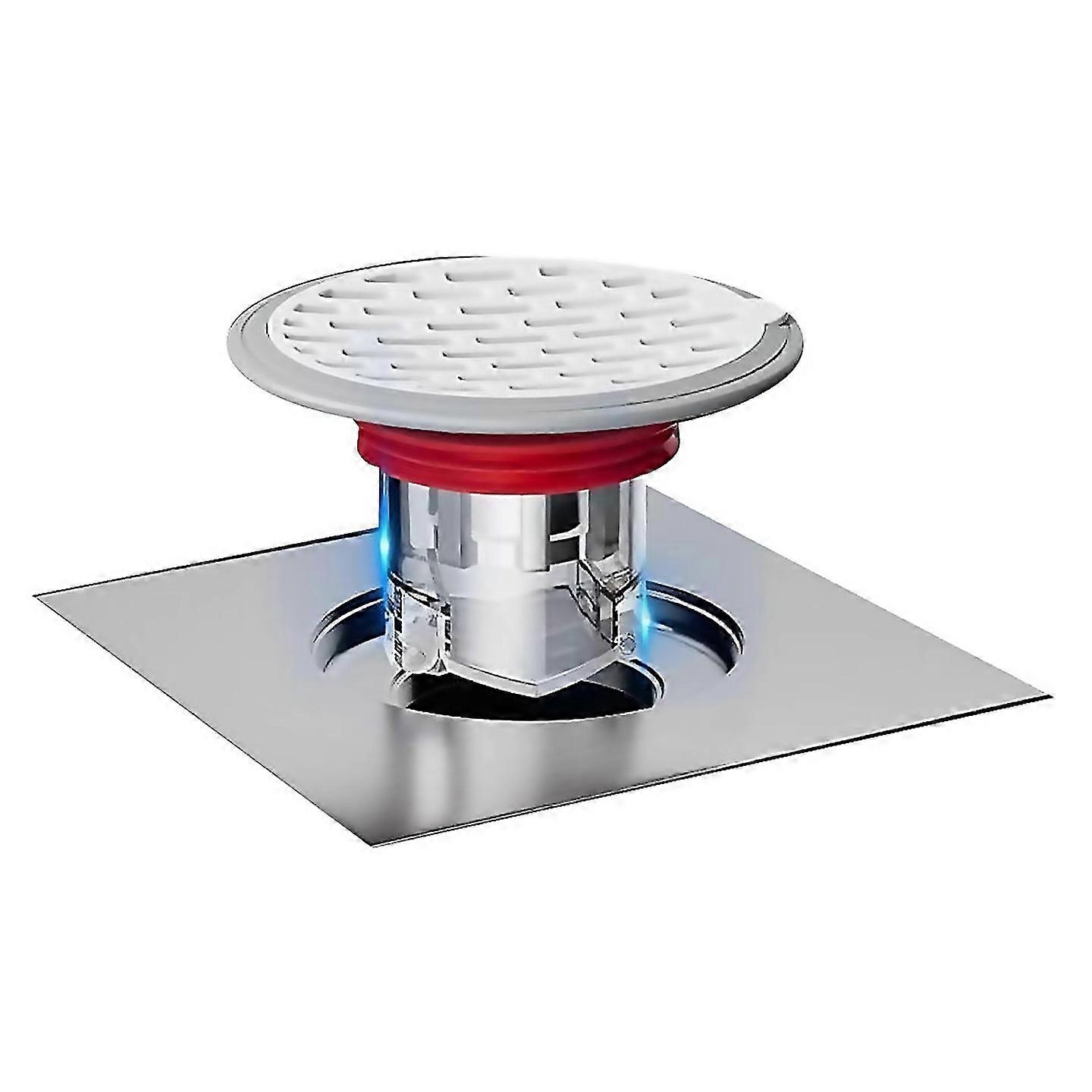 For Shower Floor Drain Backflow Preventerone Way Valve Sewer Antiodor Cover Installation Caliber