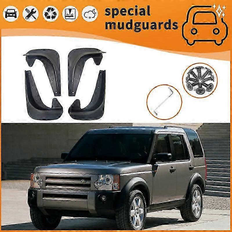 Be Suitable For 08-09 Land Rover Discovery Models Mudguards Fender Mudflaps Front Rear Flares Splash Guards Cover Car Accessorie