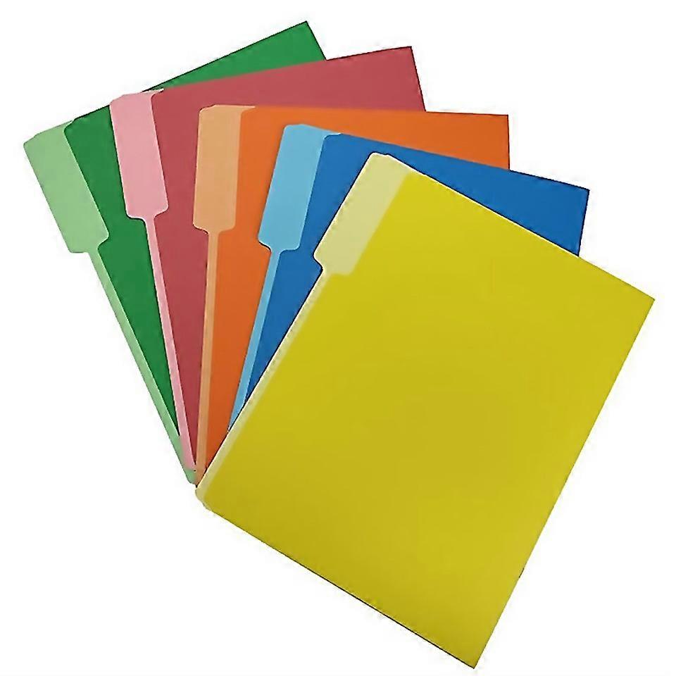For Manila Color Fivecolor Singlepage Folder Office Data Classification