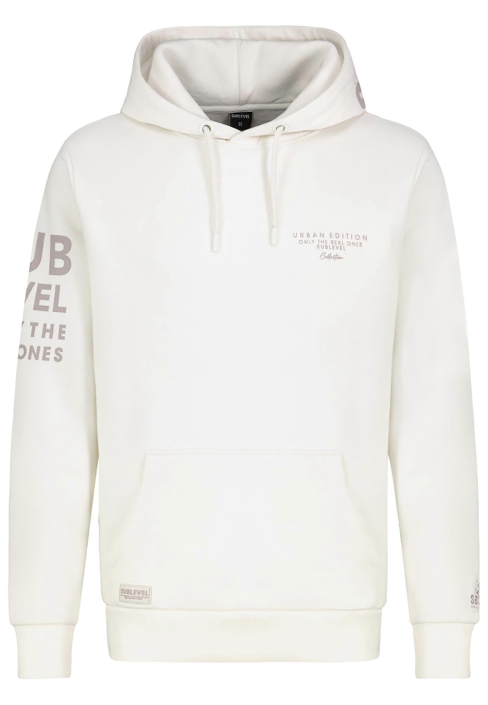 Sublevel Herren Hoodie mit Kapuze und Frontprint