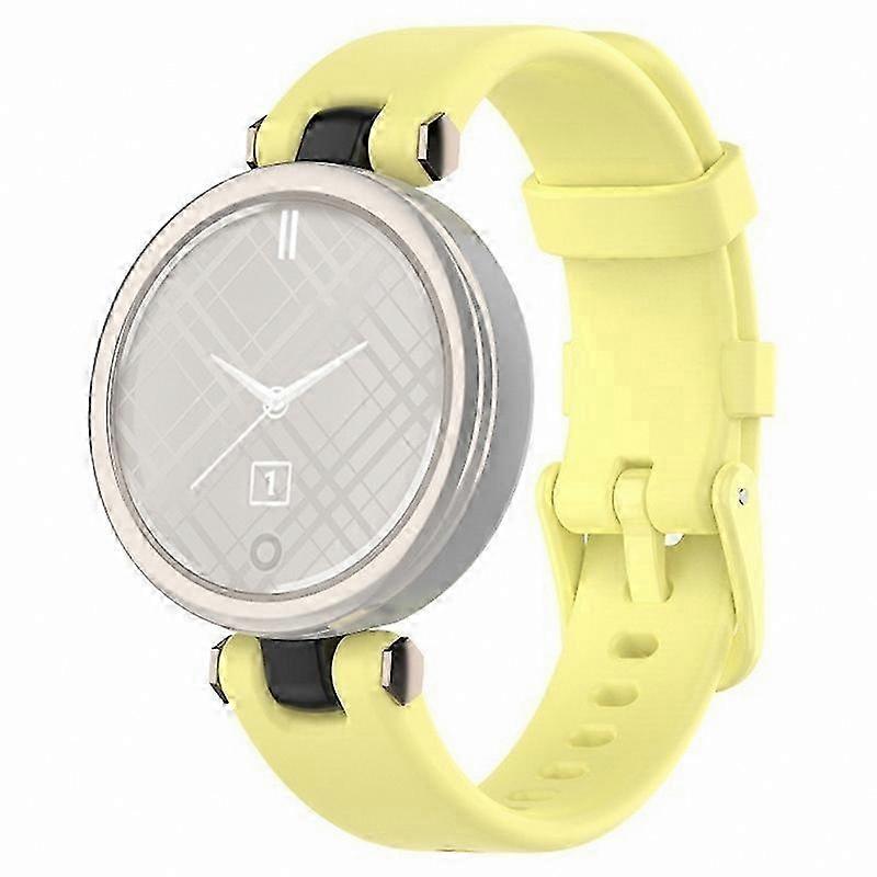 Black Adjustable Silicone Wristband with Tools for Garmin Lily-Compatible Devices
