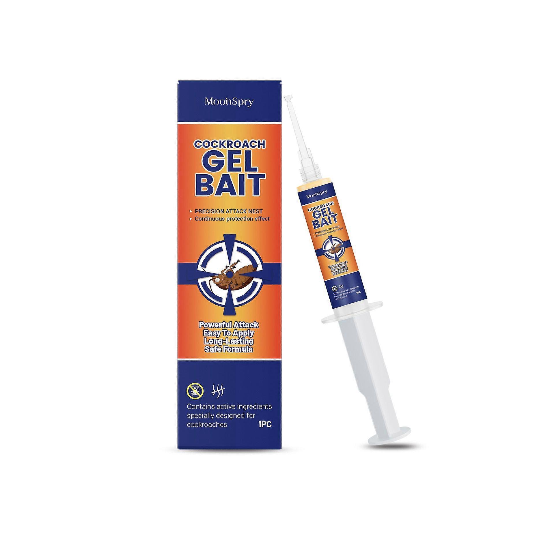 Natural Cockroach Gel Bait Pen - Roach Repellent, Cockroach Repellent Indoor Home, Roaches Deterrent Plant-Based Formula with Essential Oils