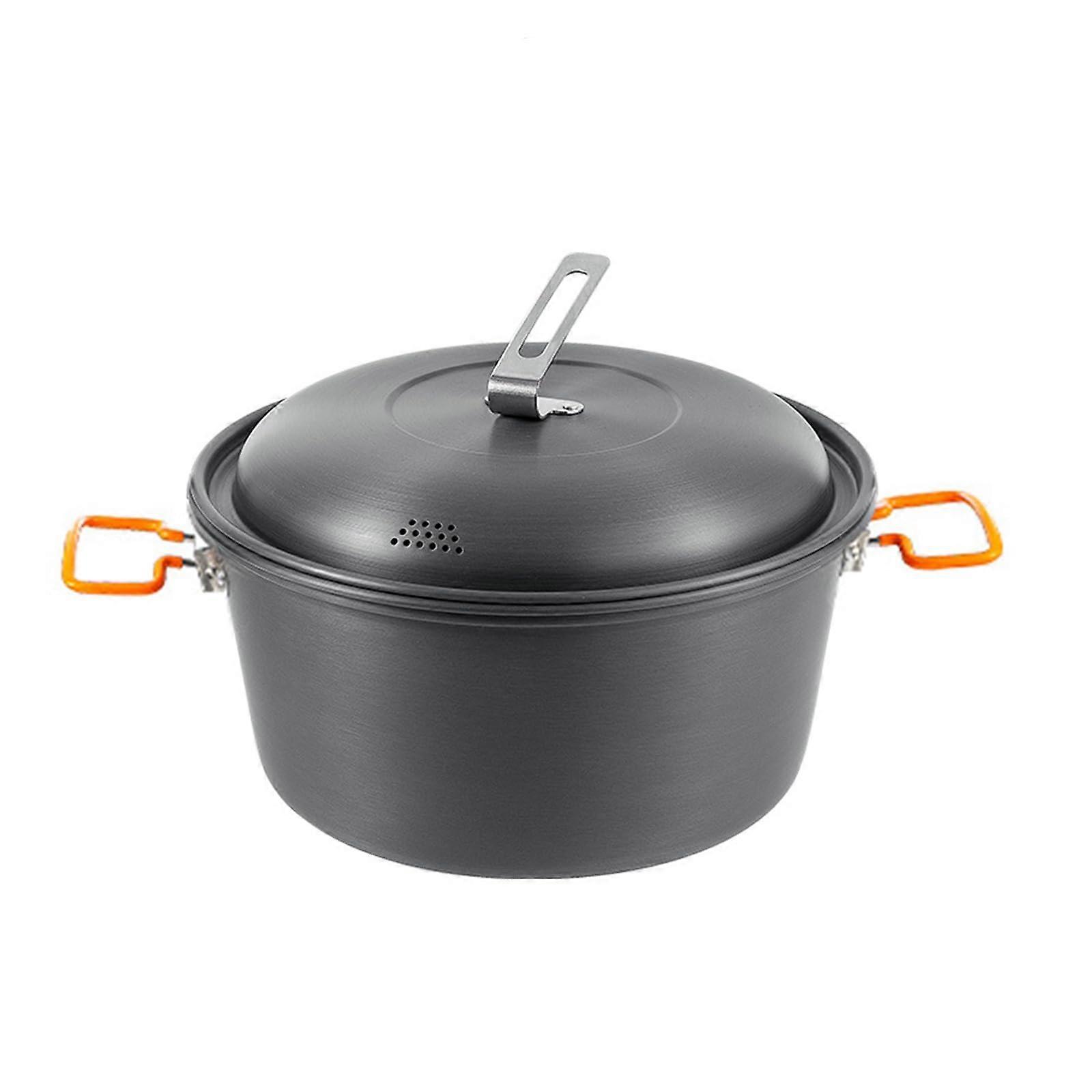 Soup Pots With Lid For Camping Picnics And Adventure Aluminum Alloy Multipurpose Outdoor Hanging Pots