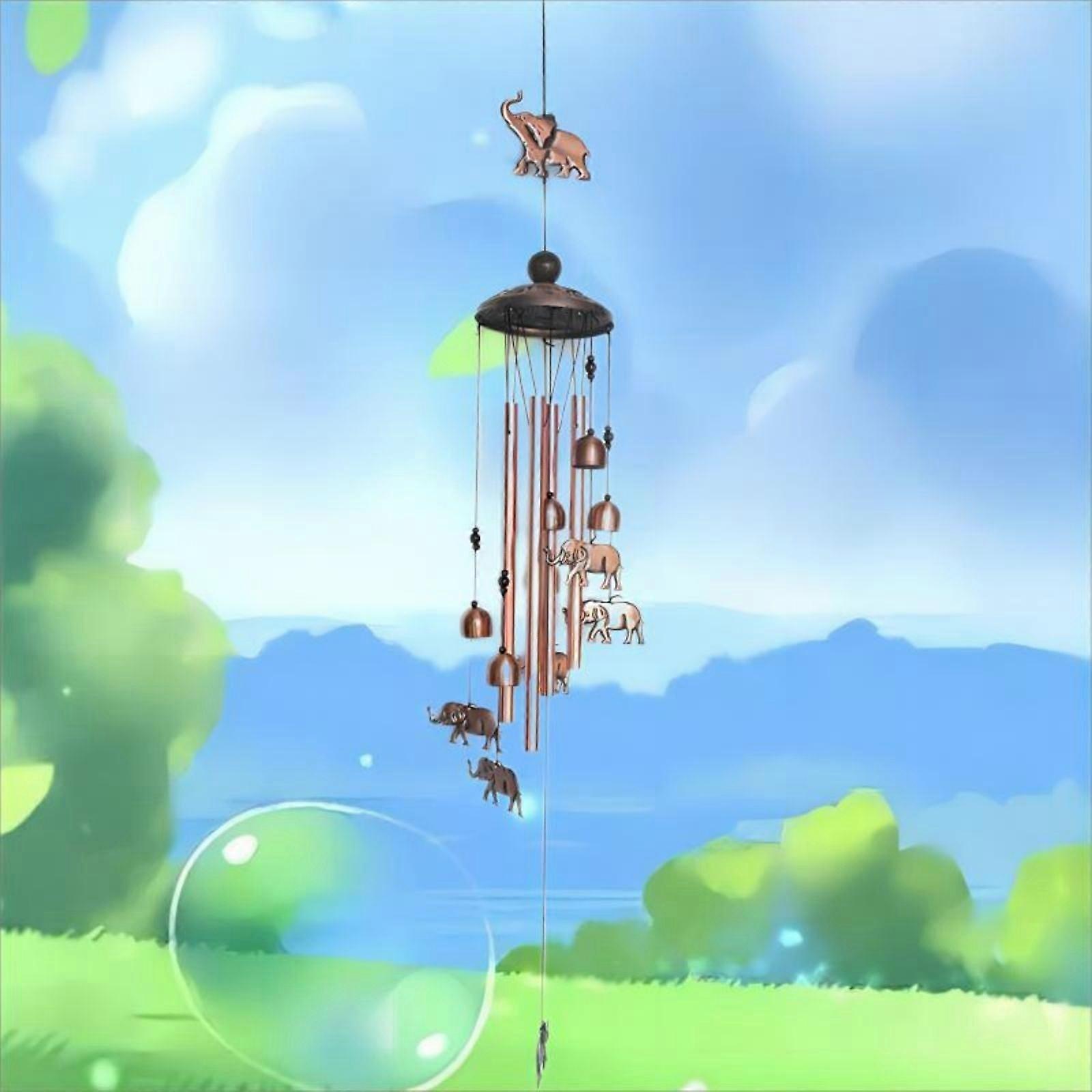 Clearance Items! Topliu 11 Optional Handmades Copper Wind Chimes_unique Design and Beautiful Meaning Giving The Warm Melody of Home