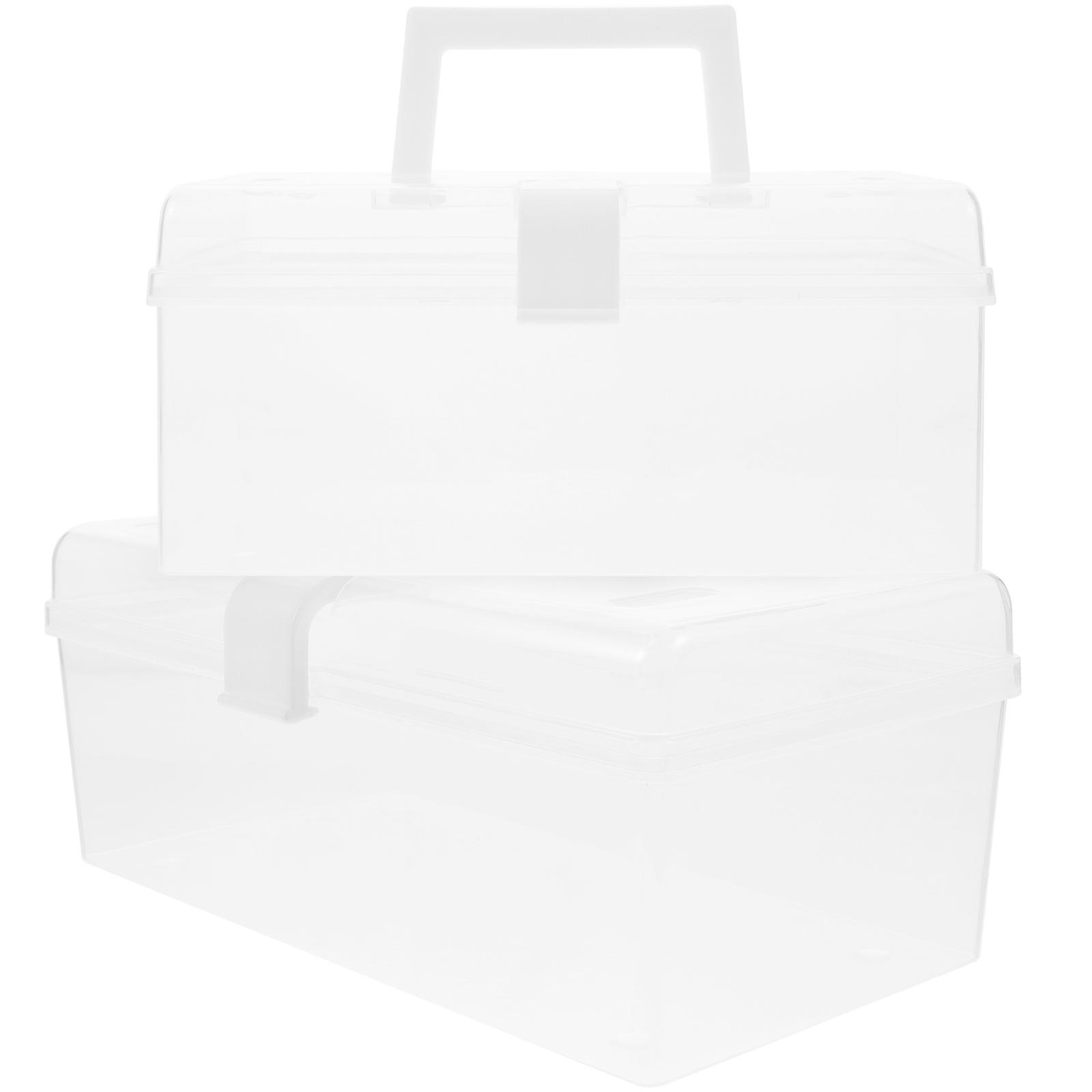 Transparent Storage Box for Sundry Organizer 6Pcs Plastic Household Container