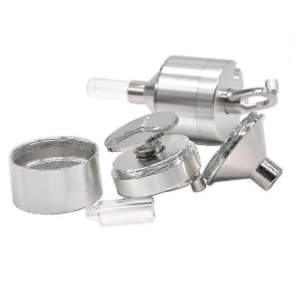 Młynek proszkowy Metalowy ręczny młynek do przypraw ze szklanym słoikiem 44mm