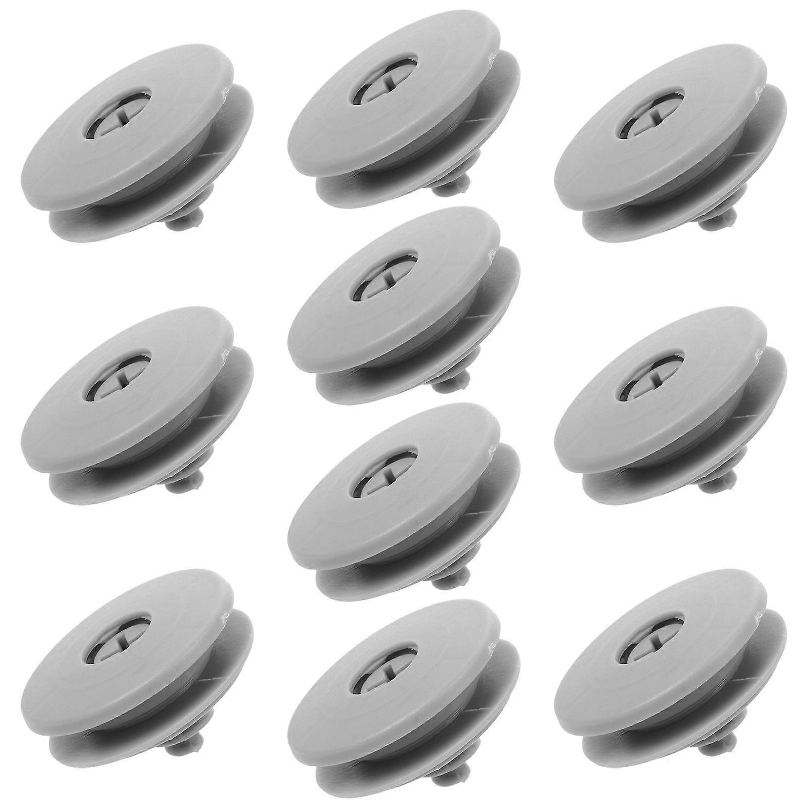Car Mat Clips 20 Pcs Plastic Carpet Holders For Car Owners Interior Maintenance Grey Durable Function