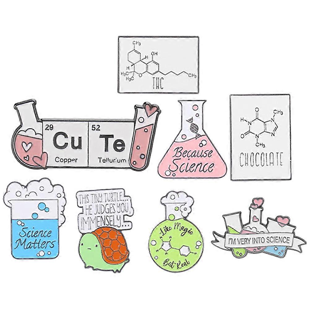 Lapel Pin Science Brooches for Decoration 32Pcs Assorted