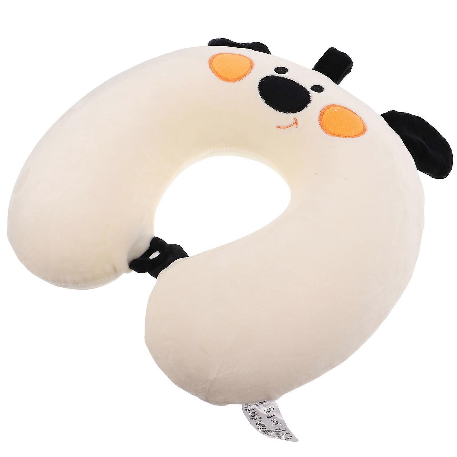 Ergonomic Travel Pillow For And Adults Memory Foam Head Rest For Comfort During Airplane And Train Trips 2Pcs