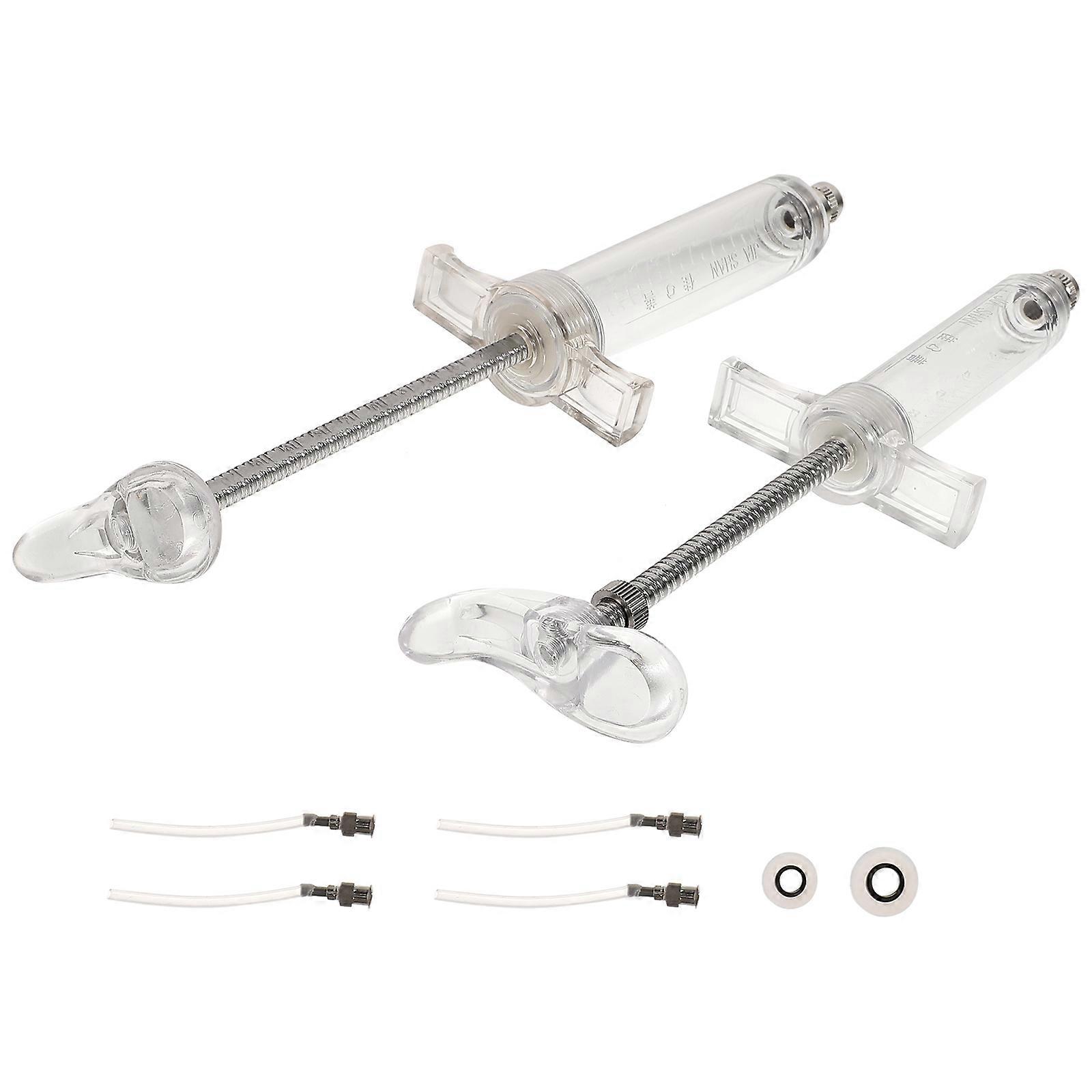 Pet Care Feeding Syringe 8 Sets For Birds And Parrots Durable Transparent Feeding Tubes With Accurate Volume Control
