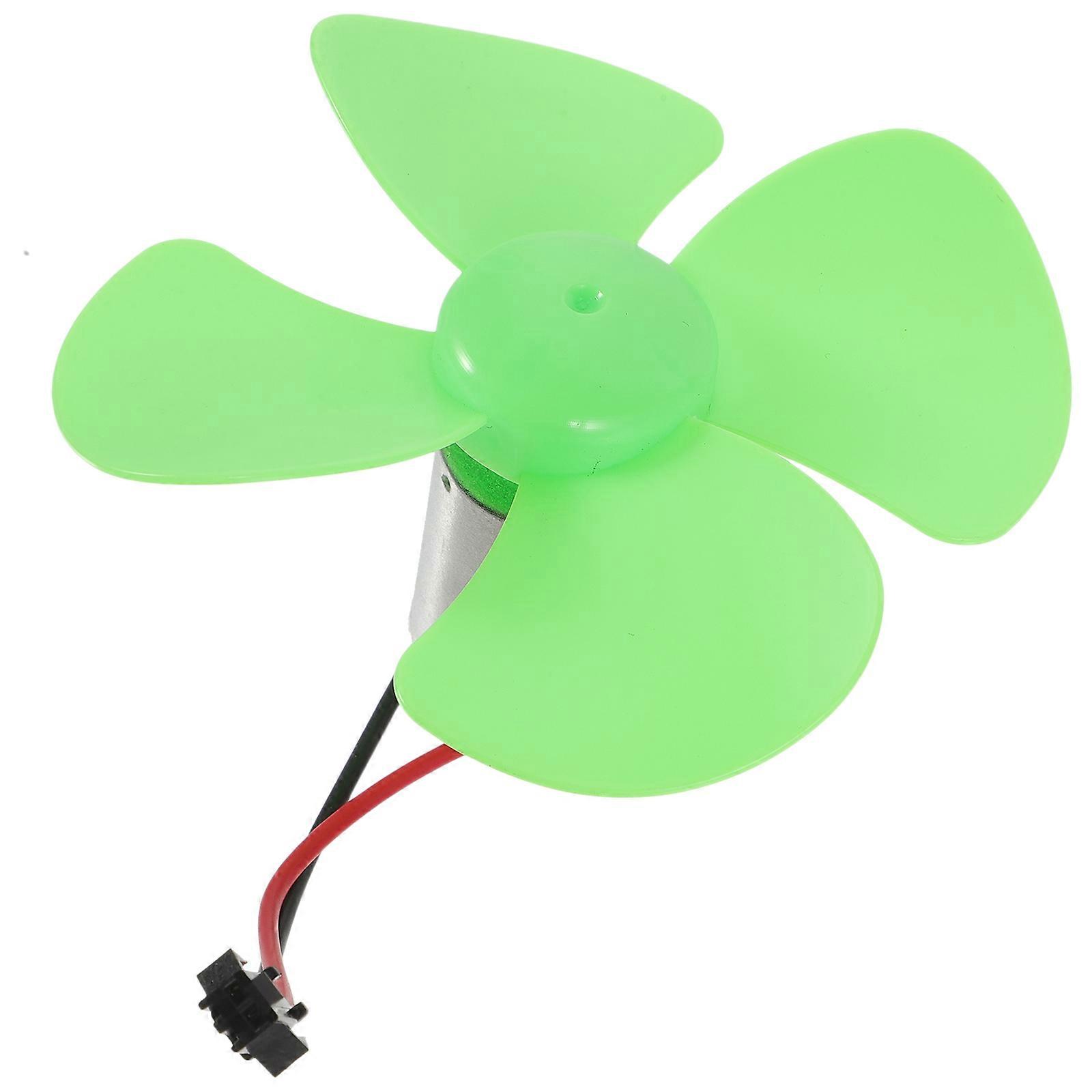 Small Wind Generator Model 2Pcs Science Experiment Teaching Plaything For Students 10x10cm Light Green Wind Power Device Ideal For Early Education