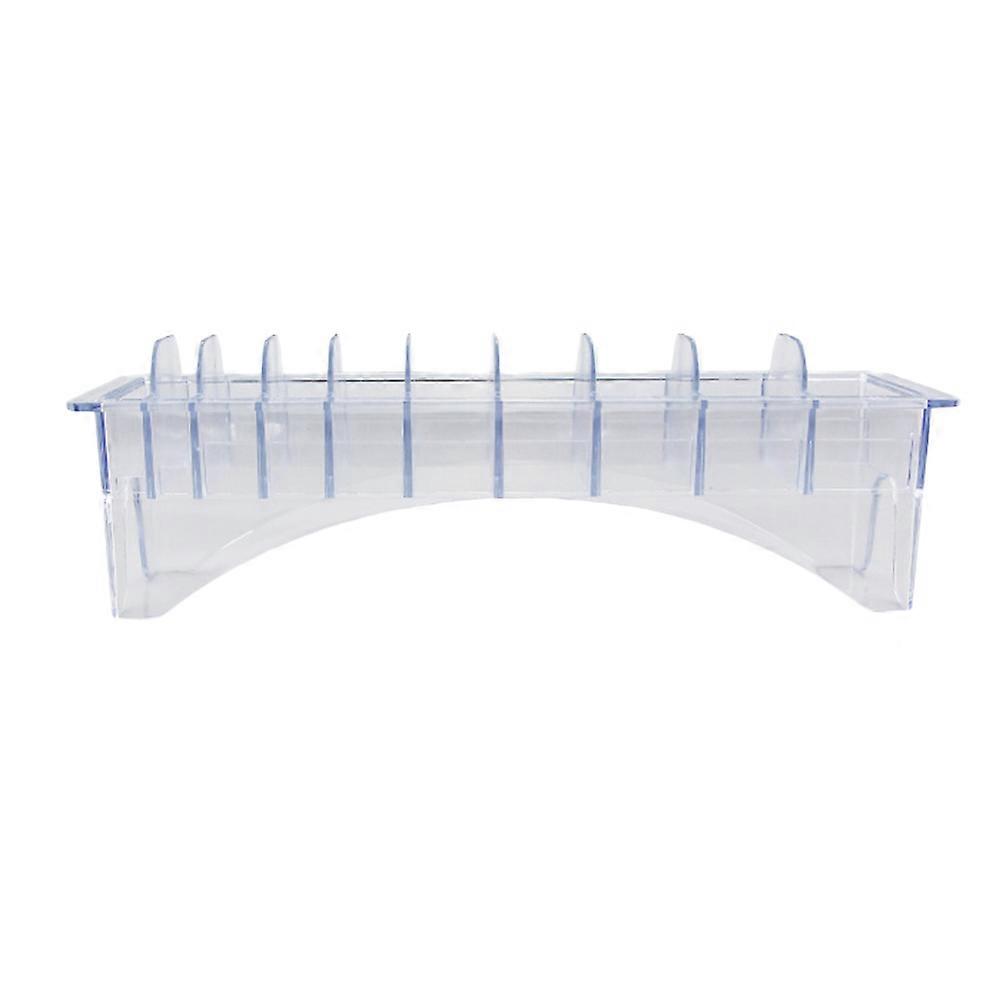 Transparent Storage Box Hair Clipper Accessories for Convenient Use 2Pcs