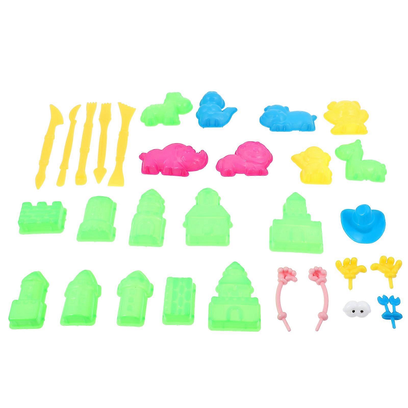 Sand Toys for Kids Sand Tools with 60Pcs Educational Playingthings