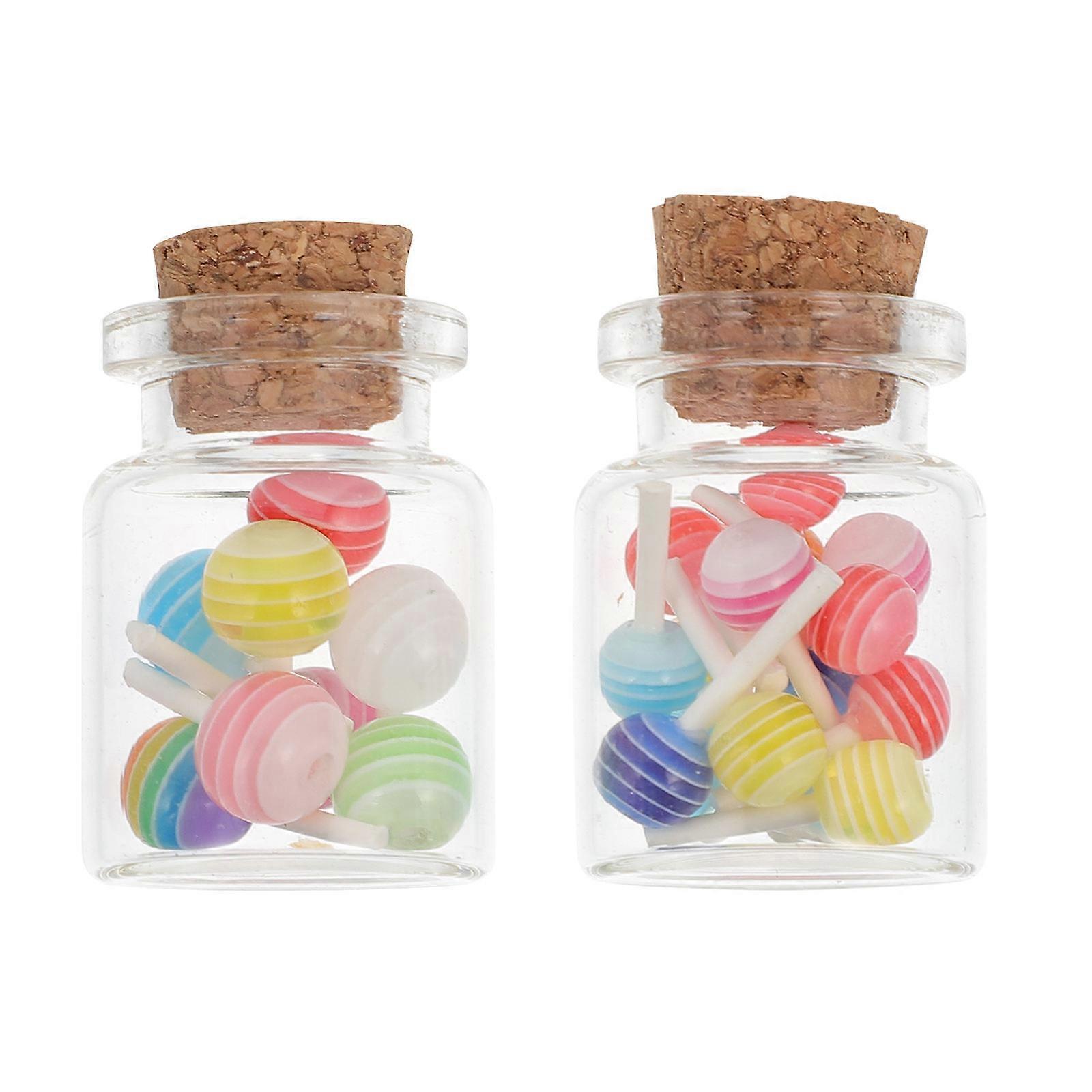 Miniature Micro Kitchen Model Lollipop Jar for Decoration 1Set