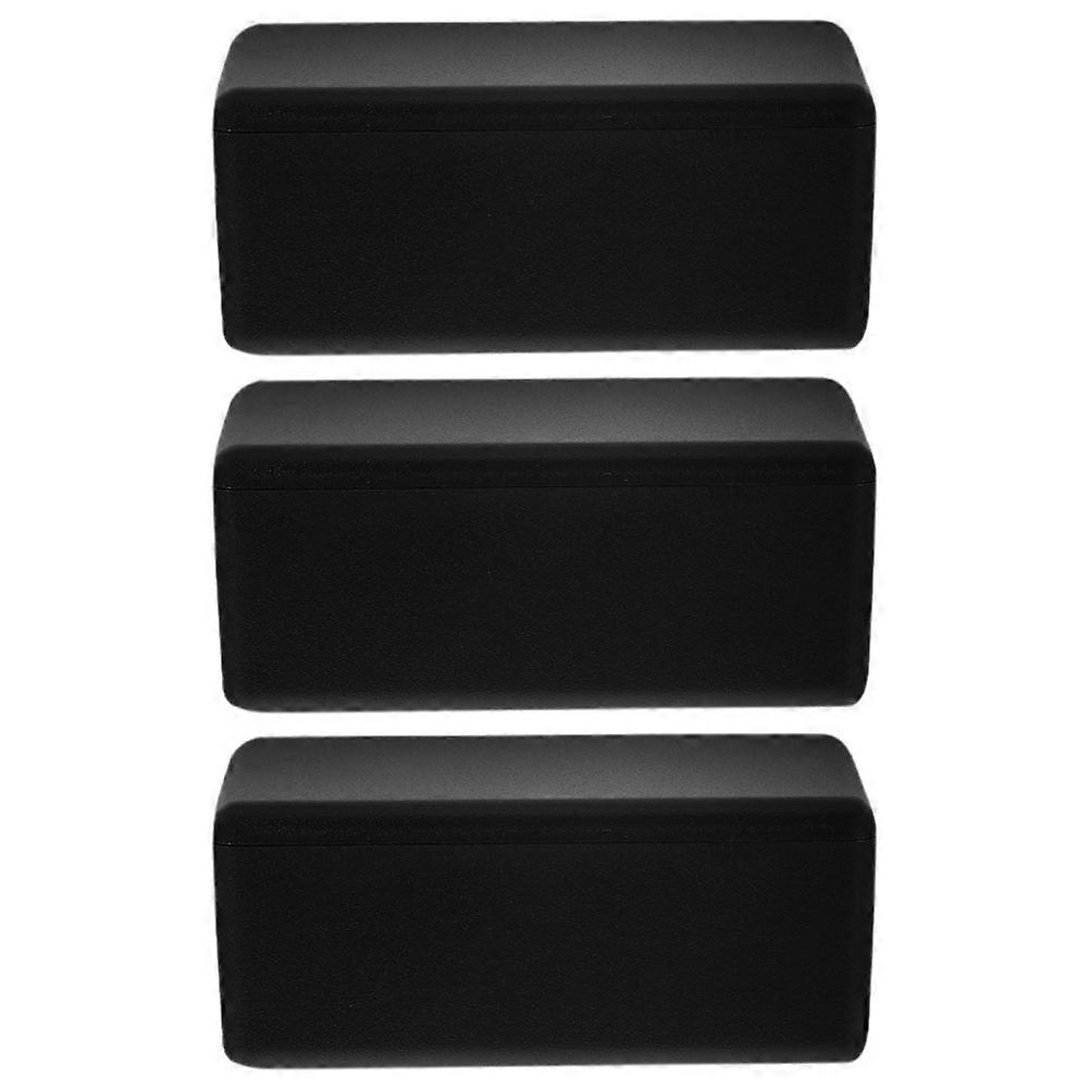 Weatherproof Electrical Enclosure For Home And Office Use 12 Pcs Rectangular Junction Box Black Designed For Product Protection And Stability